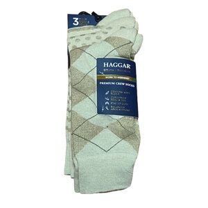 Haggar - Premium Crew Socks 3-pack